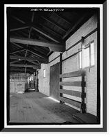 Historic Framed Print, Atlantic Coastline Railroad Freight Warehouse, 1 Ninth Street, Augusta, Richmond County, GA - 10,  17-7/8" x 21-7/8"