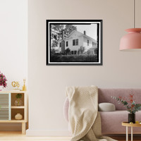 Historic Framed Print, Sallie Zetterower House, 331 South Main Street, Statesboro, Bulloch County, GA - 3,  17-7/8" x 21-7/8"