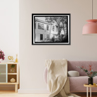 Historic Framed Print, Sallie Zetterower House, 331 South Main Street, Statesboro, Bulloch County, GA - 4,  17-7/8" x 21-7/8"