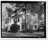 Historic Framed Print, Sallie Zetterower House, 331 South Main Street, Statesboro, Bulloch County, GA - 6,  17-7/8" x 21-7/8"