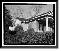 Historic Framed Print, H. Pat Brannen House, 335 South Main Street, Statesboro, Bulloch County, GA - 4,  17-7/8" x 21-7/8"