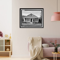 Historic Framed Print, Mamie R. Brinson House, 341 South Main Street, Statesboro, Bulloch County, GA - 2,  17-7/8" x 21-7/8"