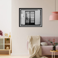 Historic Framed Print, Mamie R. Brinson House, 341 South Main Street, Statesboro, Bulloch County, GA - 6,  17-7/8" x 21-7/8"