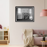 Historic Framed Print, Mamie R. Brinson House, 341 South Main Street, Statesboro, Bulloch County, GA - 7,  17-7/8" x 21-7/8"