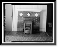 Historic Framed Print, Mamie R. Brinson House, 341 South Main Street, Statesboro, Bulloch County, GA - 8,  17-7/8" x 21-7/8"