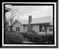 Historic Framed Print, Raleigh Brannen House, 339 South Main Street, Statesboro, Bulloch County, GA - 3,  17-7/8" x 21-7/8"