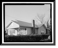 Historic Framed Print, Raleigh Brannen House, 339 South Main Street, Statesboro, Bulloch County, GA - 5,  17-7/8" x 21-7/8"