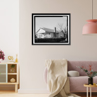 Historic Framed Print, Raleigh Brannen House, 339 South Main Street, Statesboro, Bulloch County, GA - 5,  17-7/8" x 21-7/8"