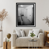 Historic Framed Print, U.S. Naval Base, Pearl Harbor, Housing Area 1, Two-Story Duplex Type, Bounded by Kamehameha Highway, Plantation Drive, South Avenue, Pearl City, Honolulu County, HI - 6,  17-7/8" x 21-7/8"