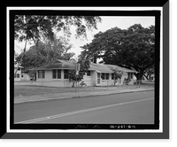 U.S. Naval Base, Pearl Harbor, Housing Area 1, Single Story Duplex Type, Bounded by Kamehameha Highway, Plantation Drive, South Avenue, Pearl City, Honolulu County, HI, Antique Poster