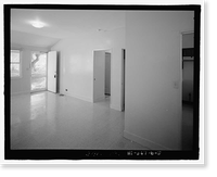 Historic Framed Print, U.S. Naval Base, Pearl Harbor, Housing Area 1, Single Story Duplex Type, Bounded by Kamehameha Highway, Plantation Drive, South Avenue, Pearl City, Honolulu County, HI - 5,  17-7/8" x 21-7/8"
