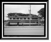 U.S. Naval Base, Pearl Harbor, Marine Guard Barracks, North Avenue at Nimitz Gate, Pearl City, Honolulu County, HI, Antique Poster