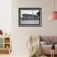 U.S. Naval Base, Pearl Harbor, Marine Guard Barracks, North Avenue at Nimitz Gate, Pearl City, Honolulu County, HI, Antique Poster