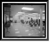 Historic Framed Print, U.S. Naval Base, Pearl Harbor, Marine Guard Barracks, North Avenue at Nimitz Gate, Pearl City, Honolulu County, HI - 5,  17-7/8" x 21-7/8"