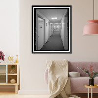 Historic Framed Print, U.S. Naval Base, Pearl Harbor, Marine Guard Barracks, North Avenue at Nimitz Gate, Pearl City, Honolulu County, HI - 6,  17-7/8" x 21-7/8"