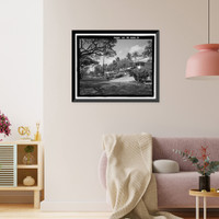 Historic Framed Print, U.S. Naval Base, Pearl Harbor, Naval Housing Area Makalapa, Northeast of Kamehameha Highway & Radford Drive intersection, Pearl City, Honolulu County, HI - 3,  17-7/8" x 21-7/8"