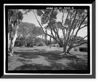 Historic Framed Print, U.S. Naval Base, Pearl Harbor, Naval Housing Area Makalapa, Northeast of Kamehameha Highway & Radford Drive intersection, Pearl City, Honolulu County, HI - 4,  17-7/8" x 21-7/8"