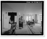 Historic Framed Print, U.S. Naval Base, Pearl Harbor, Naval Housing Area Makalapa, Senior Officers' Quarters Type B, 23 Makalapa Drive, Pearl City, Honolulu County, HI - 5,  17-7/8" x 21-7/8"