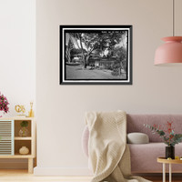 Historic Framed Print, U.S. Naval Base, Pearl Harbor, Naval Housing Area Makalapa, Senior Officers' Quarters Type C, North end of Makalapa Drive, Pearl City, Honolulu County, HI - 2,  17-7/8" x 21-7/8"