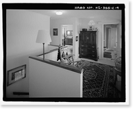Historic Framed Print, U.S. Naval Base, Pearl Harbor, Naval Housing Area Makalapa, Senior Officers' Quarters Type C, North end of Makalapa Drive, Pearl City, Honolulu County, HI - 9,  17-7/8" x 21-7/8"