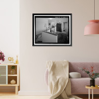 Historic Framed Print, U.S. Naval Base, Pearl Harbor, Naval Housing Area Makalapa, Senior Officers' Quarters Type C, North end of Makalapa Drive, Pearl City, Honolulu County, HI - 9,  17-7/8" x 21-7/8"