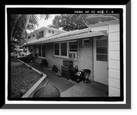 Historic Framed Print, U.S. Naval Base, Pearl Harbor, Naval Housing Area Makalapa, Senior Officers' Quarters Type E, 37 Halawa Drive, Pearl City, Honolulu County, HI - 3,  17-7/8" x 21-7/8"