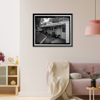 Historic Framed Print, U.S. Naval Base, Pearl Harbor, Naval Housing Area Makalapa, Senior Officers' Quarters Type E, 37 Halawa Drive, Pearl City, Honolulu County, HI - 3,  17-7/8" x 21-7/8"