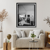 Historic Framed Print, U.S. Naval Base, Pearl Harbor, Naval Housing Area Makalapa, Senior Officers' Quarters Type E, 37 Halawa Drive, Pearl City, Honolulu County, HI - 6,  17-7/8" x 21-7/8"