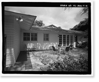 Historic Framed Print, U.S. Naval Base, Pearl Harbor, Naval Housing Area Makalapa, Staff Officers' Mess, 41 Makalapa Drive, Pearl City, Honolulu County, HI - 5,  17-7/8" x 21-7/8"