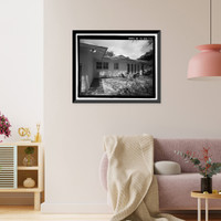 Historic Framed Print, U.S. Naval Base, Pearl Harbor, Naval Housing Area Makalapa, Staff Officers' Mess, 41 Makalapa Drive, Pearl City, Honolulu County, HI - 5,  17-7/8" x 21-7/8"
