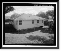 Historic Framed Print, U.S. Naval Base, Pearl Harbor, Naval Housing Area Makalapa, Transportation Department Office, 47 Makalapa Drive, Pearl City, Honolulu County, HI - 4,  17-7/8" x 21-7/8"