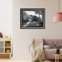 Historic Framed Print, U.S. Naval Base, Pearl Harbor, Naval Housing Area Makalapa, Junior Officers' Quarters Type J, Makin Place, & Halawa, Makalapa, & Midway Drives, Pearl City, Honolulu County, HI - 6,  17-7/8" x 21-7/8"