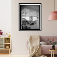 Historic Framed Print, U.S. Naval Base, Pearl Harbor, Naval Housing Area Makalapa, Junior Officers' Quarters Type K, Makin Place, & Halawa, Makalapa, & Midway Drives, Pearl City, Honolulu County, HI - 4,  17-7/8" x 21-7/8"