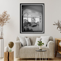 Historic Framed Print, U.S. Naval Base, Pearl Harbor, Naval Housing Area Makalapa, Junior Officers' Quarters Type K, Makin Place, & Halawa, Makalapa, & Midway Drives, Pearl City, Honolulu County, HI - 4,  17-7/8" x 21-7/8"