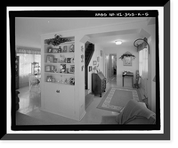 Historic Framed Print, U.S. Naval Base, Pearl Harbor, Naval Housing Area Makalapa, Junior Officers' Quarters Type K, Makin Place, & Halawa, Makalapa, & Midway Drives, Pearl City, Honolulu County, HI - 5,  17-7/8" x 21-7/8"