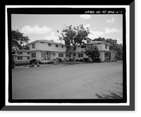 Historic Framed Print, U.S. Naval Base, Pearl Harbor, Naval Housing Area Makalapa, Angle Three-Bedroom Duplex Type M, Kamakani & Samoa Places, & Makalapa Drive, Pearl City, Honolulu County, HI,  17-7/8" x 21-7/8"