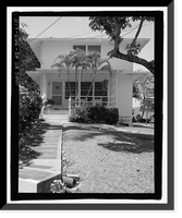 Historic Framed Print, U.S. Naval Base, Pearl Harbor, Naval Housing Area Makalapa, Angle Three-Bedroom Duplex Type M, Kamakani & Samoa Places, & Makalapa Drive, Pearl City, Honolulu County, HI - 5,  17-7/8" x 21-7/8"