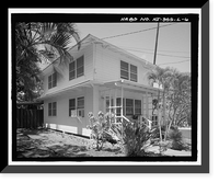 Historic Framed Print, U.S. Naval Base, Pearl Harbor, Naval Housing Area Makalapa, Angle Three-Bedroom Duplex Type M, Kamakani & Samoa Places, & Makalapa Drive, Pearl City, Honolulu County, HI - 6,  17-7/8" x 21-7/8"