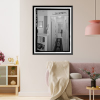 Historic Framed Print, U.S. Naval Base, Pearl Harbor, Naval Housing Area Makalapa, Angle Three-Bedroom Duplex Type M, Kamakani & Samoa Places, & Makalapa Drive, Pearl City, Honolulu County, HI - 8,  17-7/8" x 21-7/8"