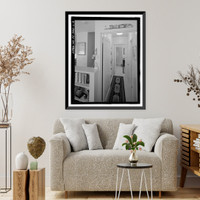 Historic Framed Print, U.S. Naval Base, Pearl Harbor, Naval Housing Area Makalapa, Angle Three-Bedroom Duplex Type M, Kamakani & Samoa Places, & Makalapa Drive, Pearl City, Honolulu County, HI - 8,  17-7/8" x 21-7/8"