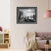 Historic Framed Print, U.S. Naval Base, Pearl Harbor, Naval Housing Area Makalapa, Straight Two-Bedroom Duplex Type O, South end of Kamakani Place, Pearl City, Honolulu County, HI - 4,  17-7/8" x 21-7/8"