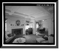 Historic Framed Print, U.S. Naval Base, Pearl Harbor, Naval Housing Area Hospital Point, Surgeon's Quarters Type, 2-5 First Street, Pearl City, Honolulu County, HI - 6,  17-7/8" x 21-7/8"