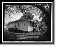 Historic Framed Print, U.S. Naval Base, Pearl Harbor, Naval Housing Area Hospital Point, Radio Station Duplex for Chief Operators' Quarters, 2-3 Ford Island Way, Pearl City, Honolulu County, HI - 3,  17-7/8" x 21-7/8"