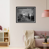 Historic Framed Print, U.S. Naval Base, Pearl Harbor, Naval Housing Area Hospital Point, Quarters for Officer in Charge of Radio Station, 1 Ford Island Way, Pearl City, Honolulu County, HI - 5,  17-7/8" x 21-7/8"