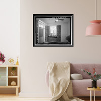 Historic Framed Print, U.S. Naval Base, Pearl Harbor, Naval Housing Area Hospital Point, Commanding Officer's Quarters, 6-8 First Street, Pearl City, Honolulu County, HI - 10,  17-7/8" x 21-7/8"