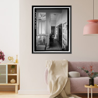 Historic Framed Print, U.S. Naval Base, Pearl Harbor, Naval Housing Area Hospital Point, Commanding Officer's Quarters, 6-8 First Street, Pearl City, Honolulu County, HI - 15,  17-7/8" x 21-7/8"