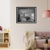 Historic Framed Print, U.S. Naval Base, Pearl Harbor, Naval Housing Area Hospital Point, Chapel & Duplex Quarters, 9 First Street, Pearl City, Honolulu County, HI - 3,  17-7/8" x 21-7/8"