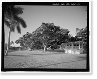 Historic Framed Print, U.S. Naval Base, Pearl Harbor, Naval Housing Area Hale Alii, Hale Alii Avenue, Eighth Street, & Avenue D, Pearl City, Honolulu County, HI - 2,  17-7/8" x 21-7/8"