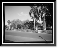 Historic Framed Print, U.S. Naval Base, Pearl Harbor, Naval Housing Area Hale Alii, Hale Alii Avenue, Eighth Street, & Avenue D, Pearl City, Honolulu County, HI - 5,  17-7/8" x 21-7/8"