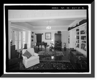 Historic Framed Print, U.S. Naval Base, Pearl Harbor, Naval Housing Area Hale Alii, Commandant's Quarters, 6 Hale Alii Avenue, Pearl City, Honolulu County, HI - 8,  17-7/8" x 21-7/8"